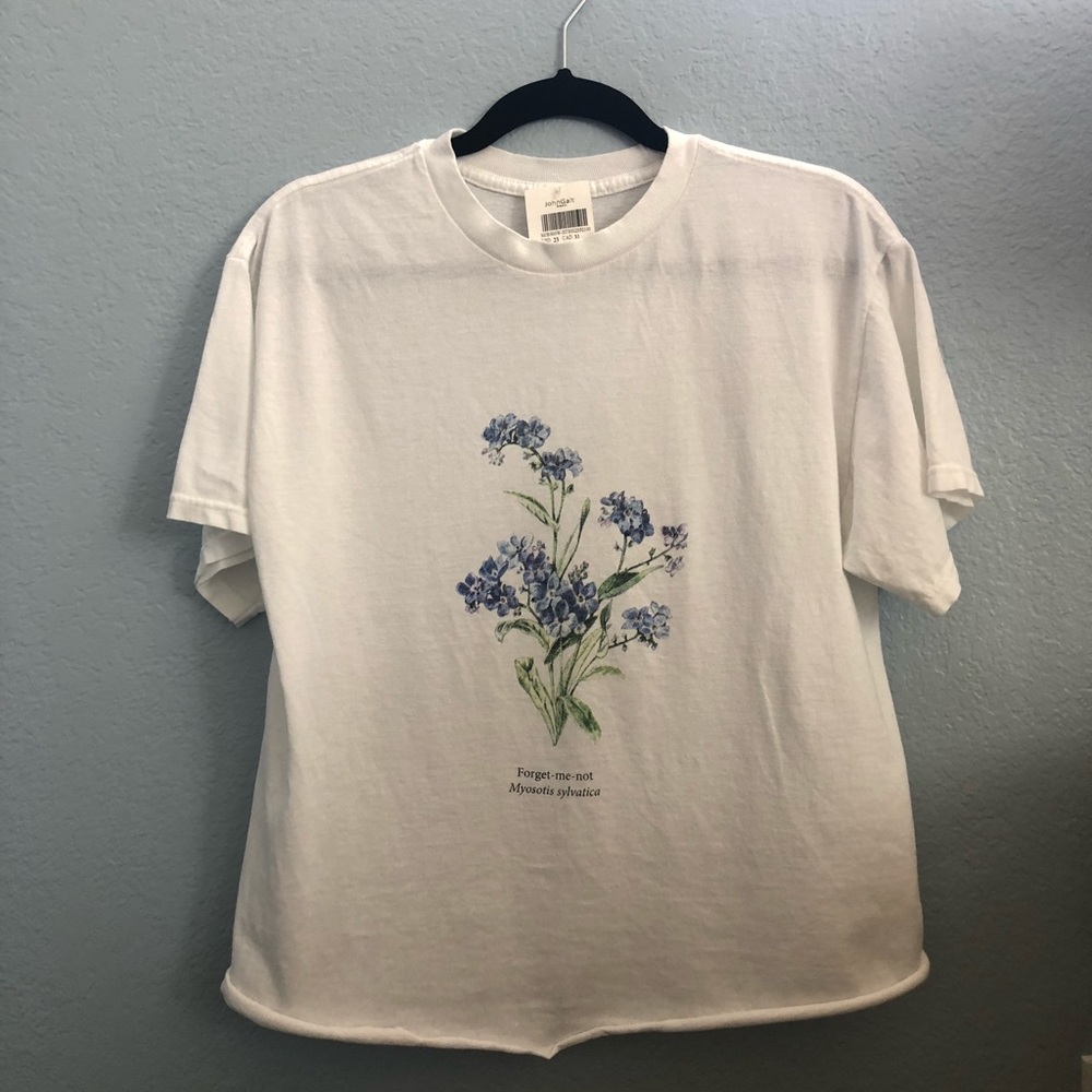 Forget me not Brandy Melville flower top